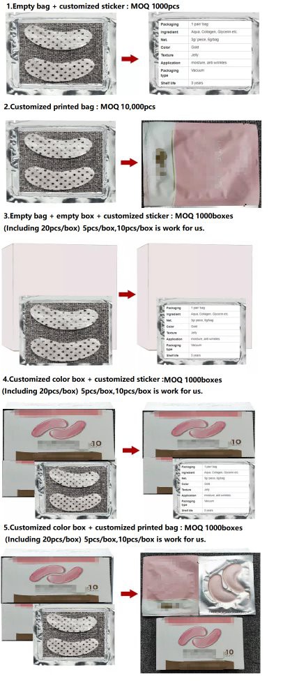 foil eye mask customized