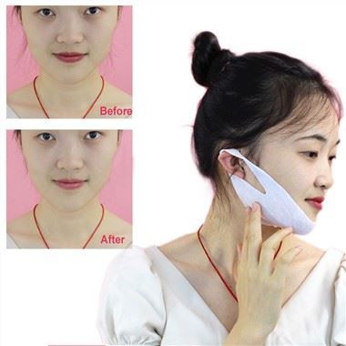 Zeštíhlující pleťová maska ve tvaru V